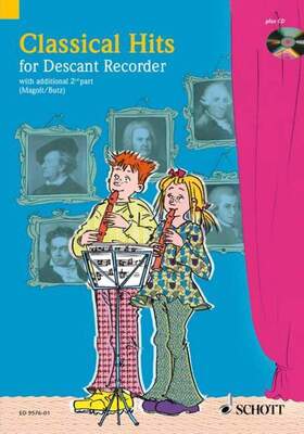 CLASSICAL HITS FOR DESCANT RECORDER BK/CD