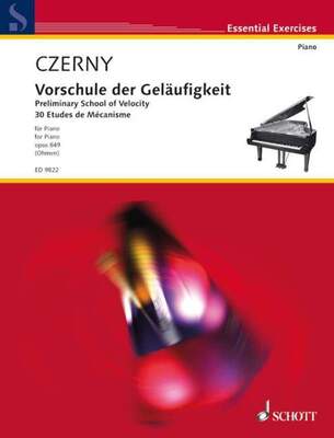 CZERNY - PRELIMINARY SCHOOL OF VELOCITY OP 849 PIANO