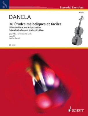 DANCLA - 36 MELODIOUS AND EASY STUDIES OP 84 VIOLA