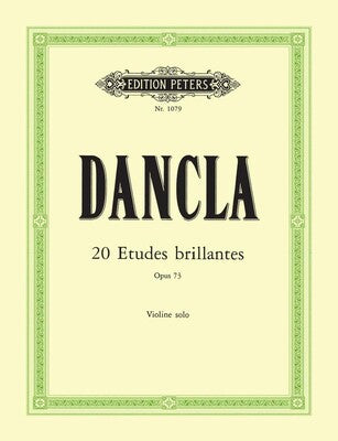 DANCLA - 20 ETUDES BRILLANTES OP 73 VIOLIN