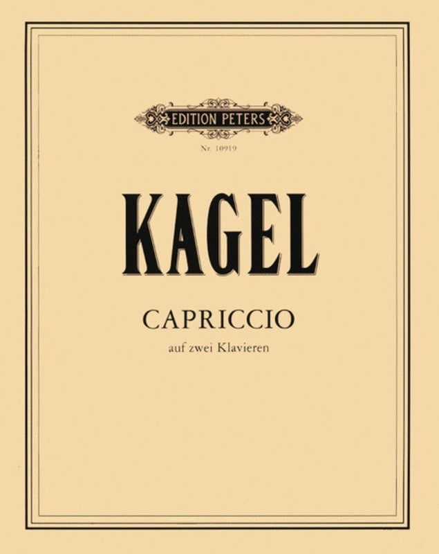KAGEL - CAPRICCI FOR 2 PIANOS
