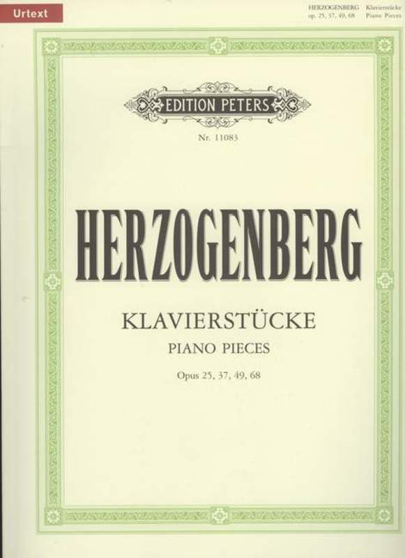 HERZOGENBERG - PIANO PIECES OPP 25, 37, 49 & 68
