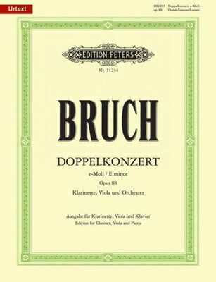 BRUCH - DOUBLE CONCERTO E MIN OP 88 CLA/VLA/PNO
