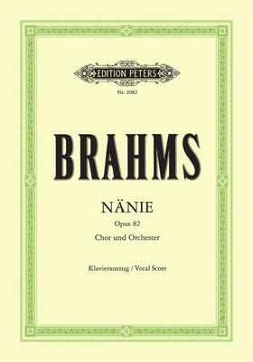 BRAHMS - NANIE OP 82 SATB VOCAL SCORE