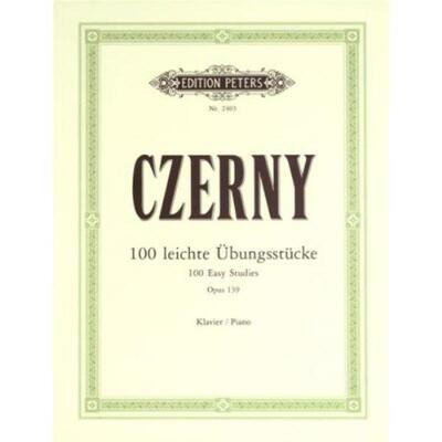 CZERNY - 100 PROGRESSIVE STUDIES OP 139