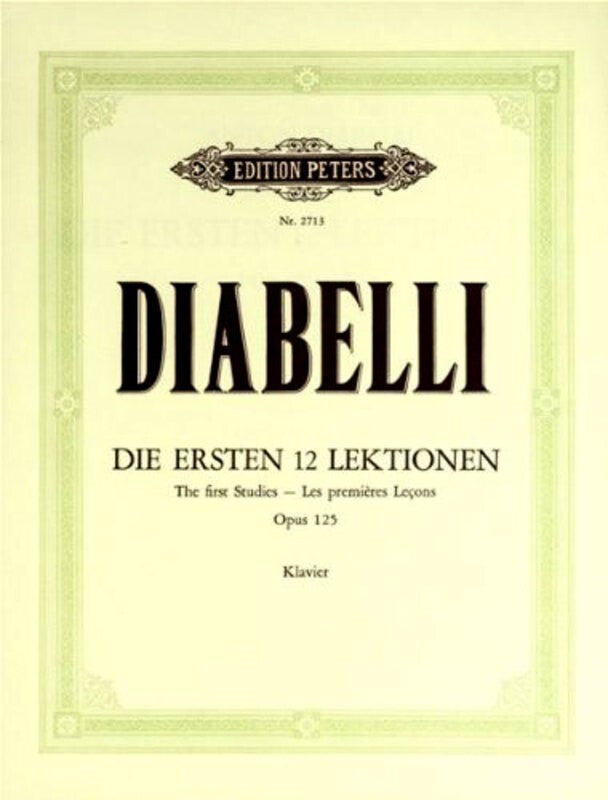 DIABELLI - FIRST STUDIES OP 125