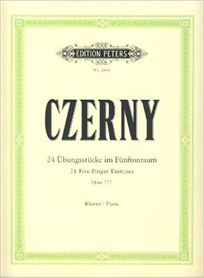 CZERNY - 24 FIVE FINGER EXERCISES OP 777