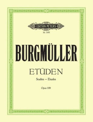 BURGMULLER - 18 CHARACTERISTIC STUDIES OP 109
