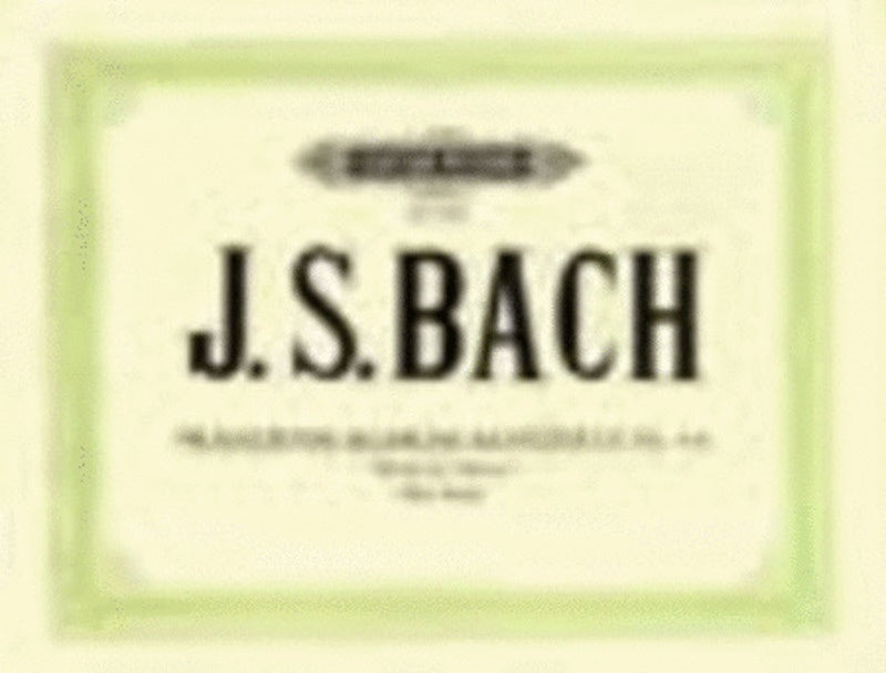 BRANDENBURG CONCERTOS BK 2 PD ARR REGER