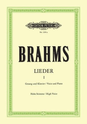 BRAHMS - COMPLETE SONGS VOL 1 HIGH VOICE GERMAN