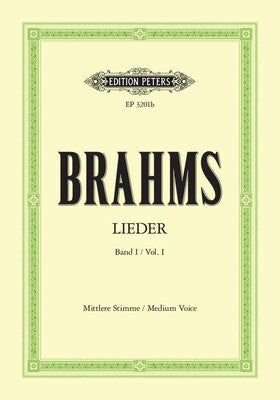 BRAHMS - COMPLETE SONGS VOL 1 MEDIUM VOICE