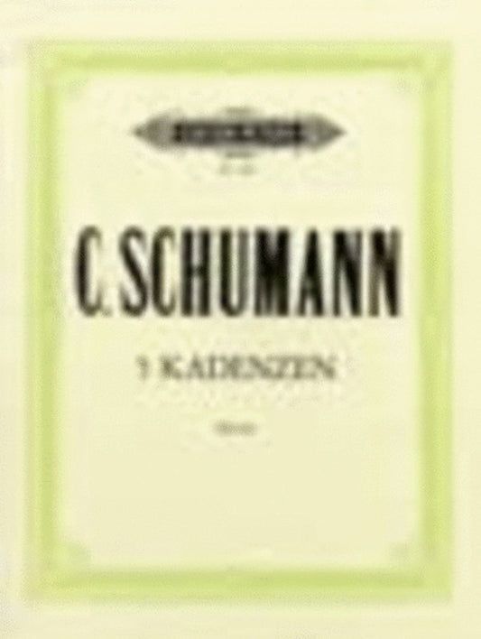 CADENZAS 5 TO MOZART AND BEETHOVEN CONCERTOS