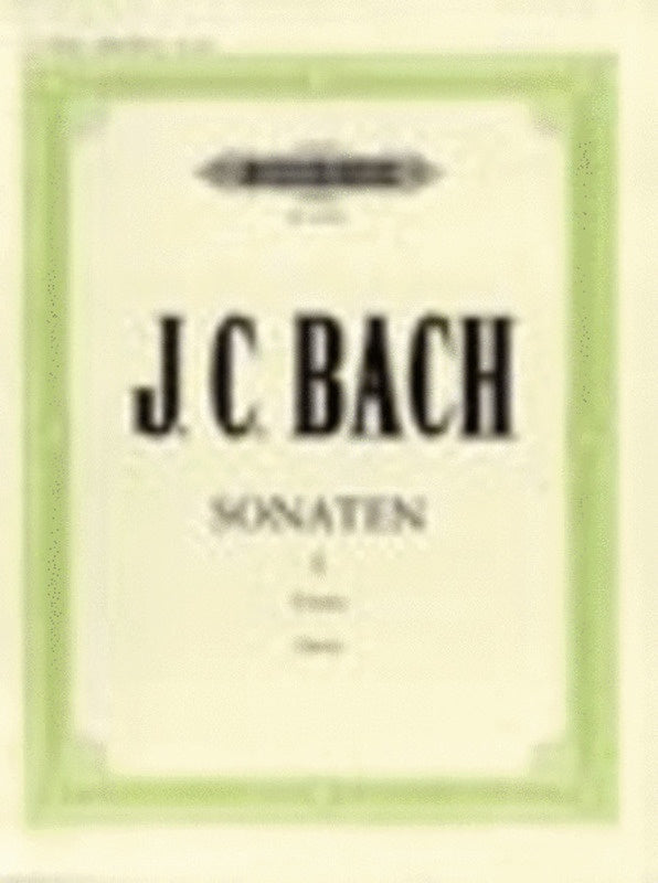 JC BACH - 10 SONATAS VOL 1 FROM OP 5 AND OP 17