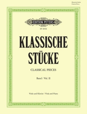 CLASSICAL PIECES VOL 2 VIOLA/PIANO ED KLENGEL