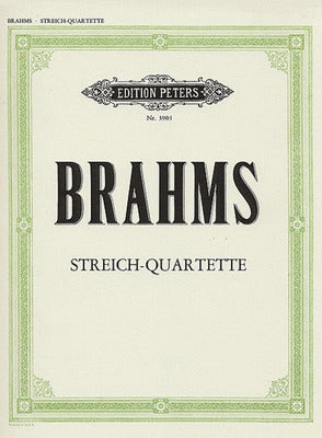 BRAHMS - COMPLETE STRING QUARTETS
