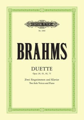 BRAHMS - 14 DUETS FOR SOPRANO AND ALTO