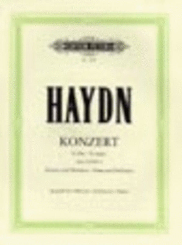 HAYDN - CONCERTO NO 2 IN G HOB 18 NO 4 2P 4H