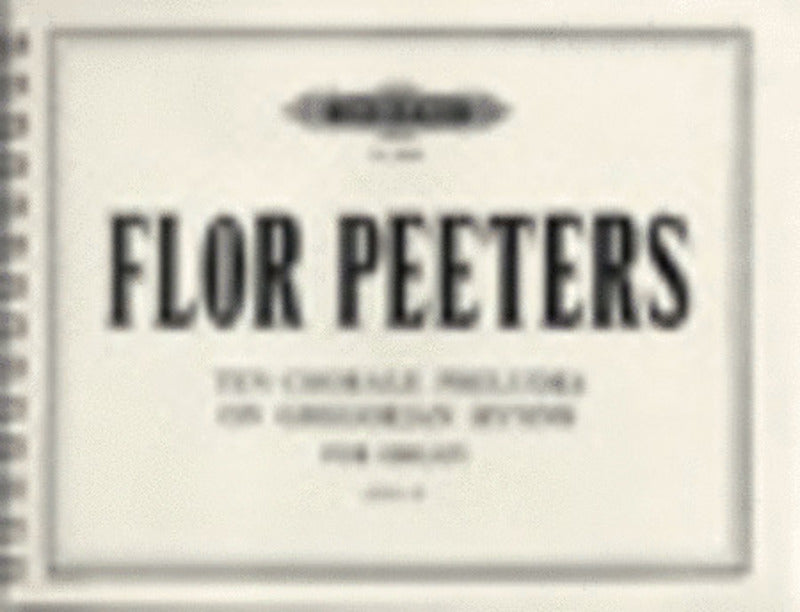 CHORALE PRELUDES GREGORIAN HYMNS 30 BK 2 OP 76