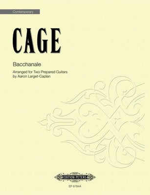 AGE - BACCHANALE ARRANGED FOR 2 PREPARED GUITARS (POD)