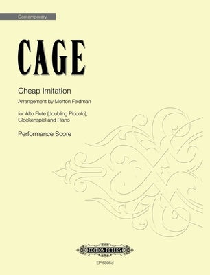 CAGE - CHEAP IMITATIONFOR ALTO FLUTE/GLOCKENSPIEL/PIANO