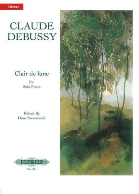 DEBUSSY - CLAIR DE LUNE PIANO ED SWARSENSKI