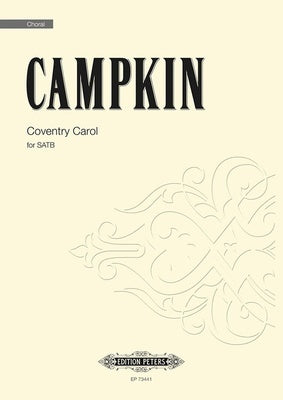 COVENTRY CAROL SATB A CAPPELLA