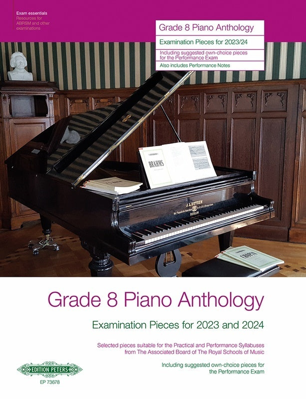 GRADE 8 PIANO ABRSM ANTHOLOGY EXAM PIECES 2023-2024