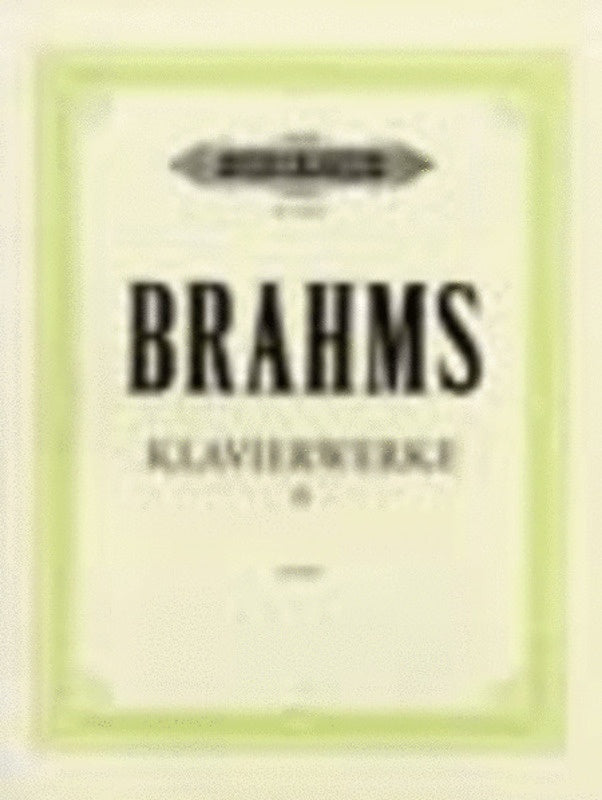 PIANO WORKS BK 2 VARIATIONS URTEXT