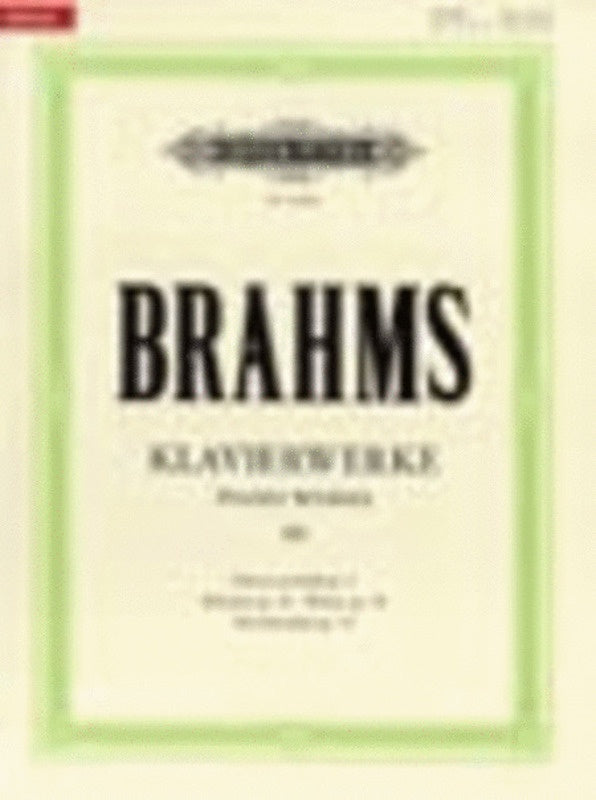 PIANO WORKS BK 3 COLLECTED SHORTER PIECES URTEXT