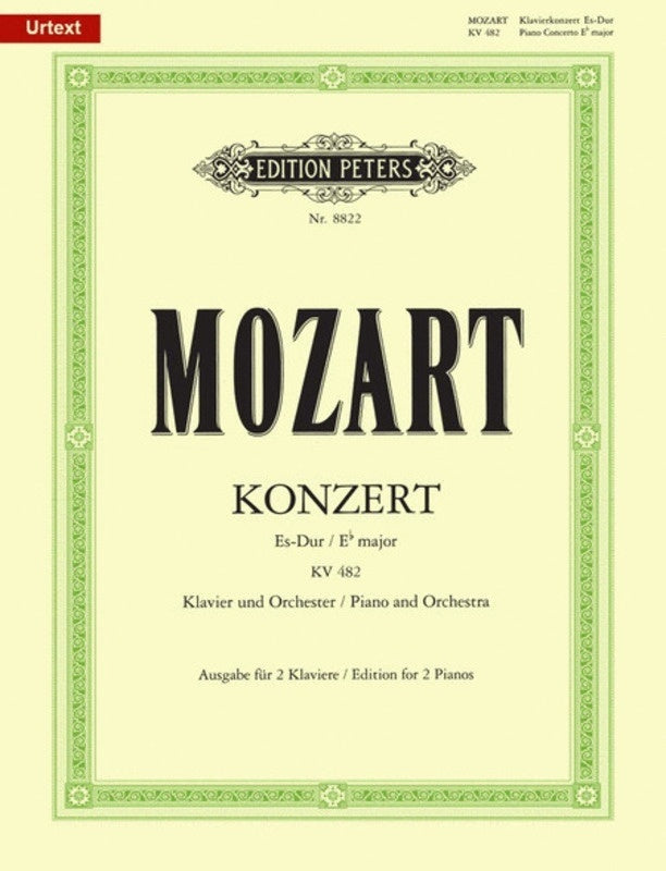 CONCERTO K 482 E FLAT ED WOLFF ZACHARIAS 2P 4H