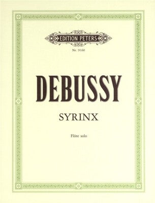 DEBUSSY - SYRINX FLUTE SOLO URTEXT