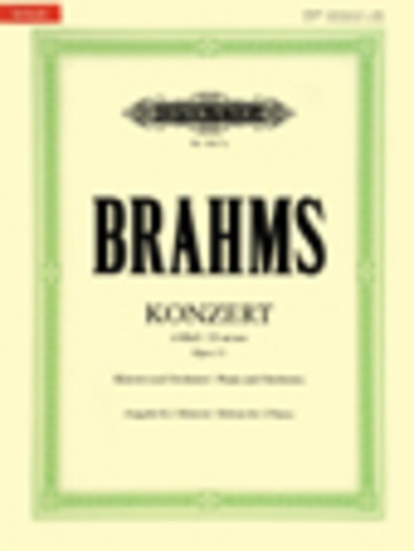 BRAHMS - PIANO CONCERTO NO 1 D MIN OP 15 2P 4H