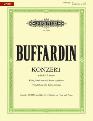 BUFFARDIN - CONCERTO E MINOR FLUTE/PIANO
