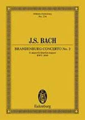BRANDENBURG CONCERTO NO 3 G EUL 254