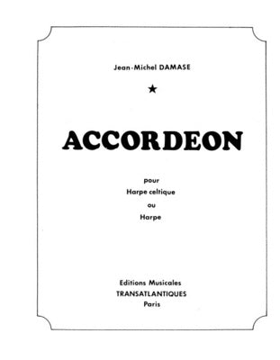 DAMASE - ACCORDEON FOR HARP