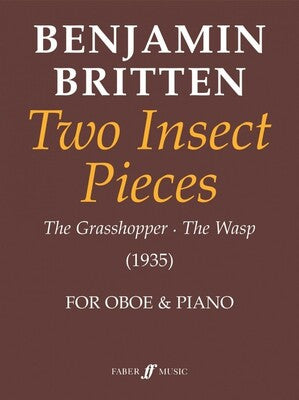 BRITTEN - TWO INSECT PIECES OBOE/PIANO
