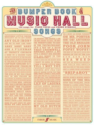 BUMPER BOOK OF MUSIC HALL SONGS PVG
