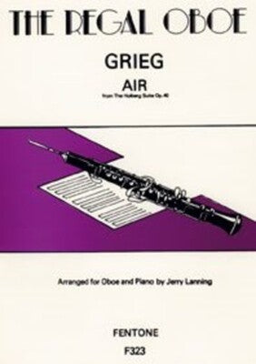 AIR FROM HOLBERG SUITE OP 40 OBOE/PNO