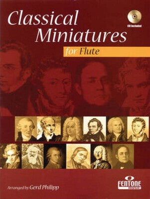 CLASSICAL MINIATURES FOR FLUTE BK/CD