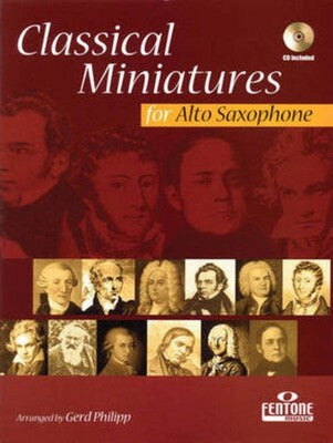 CLASSICAL MINIATURES FOR ALTO SAX BK/CD