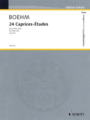 BOEHM - 24 CAPRICES OP 26 FLUTE SOLO