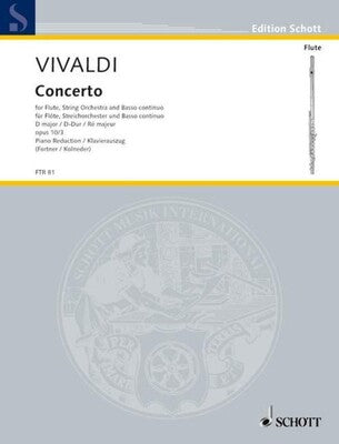CONCERTO OP 10 NO 3 D RV 428 IL CARDELLINO FLUTE/PIANO