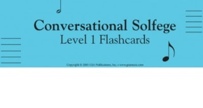 CONVERSATIONAL SOLFEGE LEVEL 1 FLASHCARDS