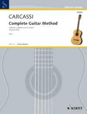 CARCASSI - COMPLETE GUITAR METHOD BK 1 ENGLISH EDITION