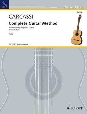 CARCASSI - COMPLETE GUITAR METHOD BK 2 ENGLISH EDITION
