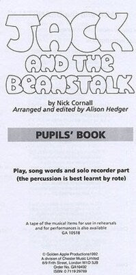 CORNALL JACK & BEANSTALK PUPILS