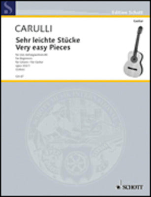 CARULLI - 18 VERY EASY PIECES OP 333 NO 1 GUITAR