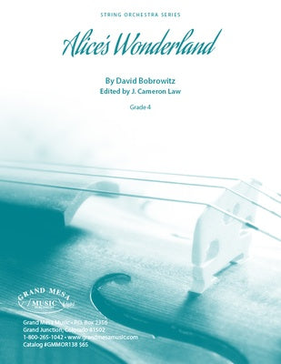 ALICES WONDERLAND FOR STRING ORCHESTRA SO4 SC/PTS