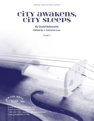 CITY AWAKENS CITY SLEEPS FOR STRING ORCHESTRA SO3 SCORE