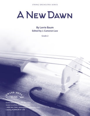 A NEW DAWN FOR STRING ORCHESTRA SO2 SCORE